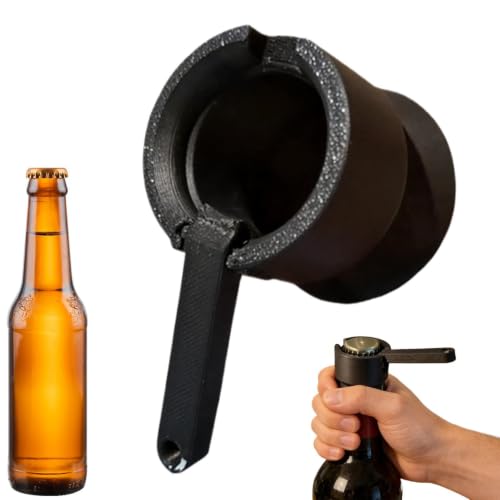 Flaschenöffner Laūncher Openeř - Open Pop Launch | Multifunktionaler Bier-Wein-Öffner mit Kapselwerfer | für Barkeeper Partys Zuhause lustige Art Flaschen zu öffnen kompakt