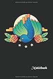 schwalbe tattoo brust  Notizbuch: Vogel Notizbuch 6x9 Zoll DIN A5  120 Seiten Punktraster  Vögel Notizheft  Schwalben Tagebuch  Vogelarten Bullet Journal