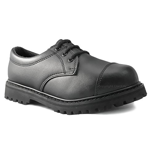 Brandit Phantom 3-håls män snörsko svart tillfällen och helgdagar, basplagg, 3 hål, 47 EU