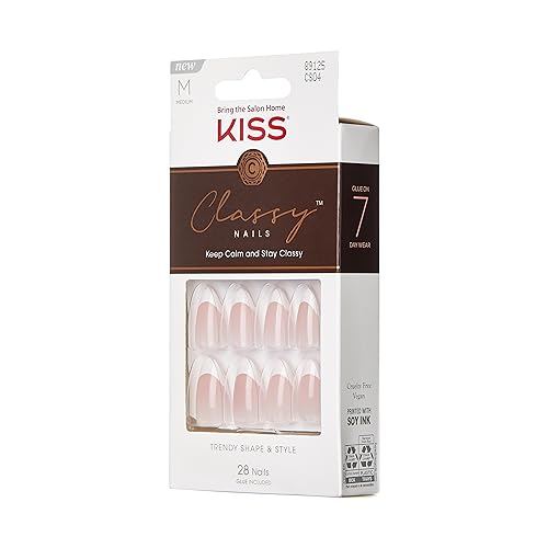 KISS Classy Nails - Dashing, French, 1.07 g (Pack of 28) - Image 2