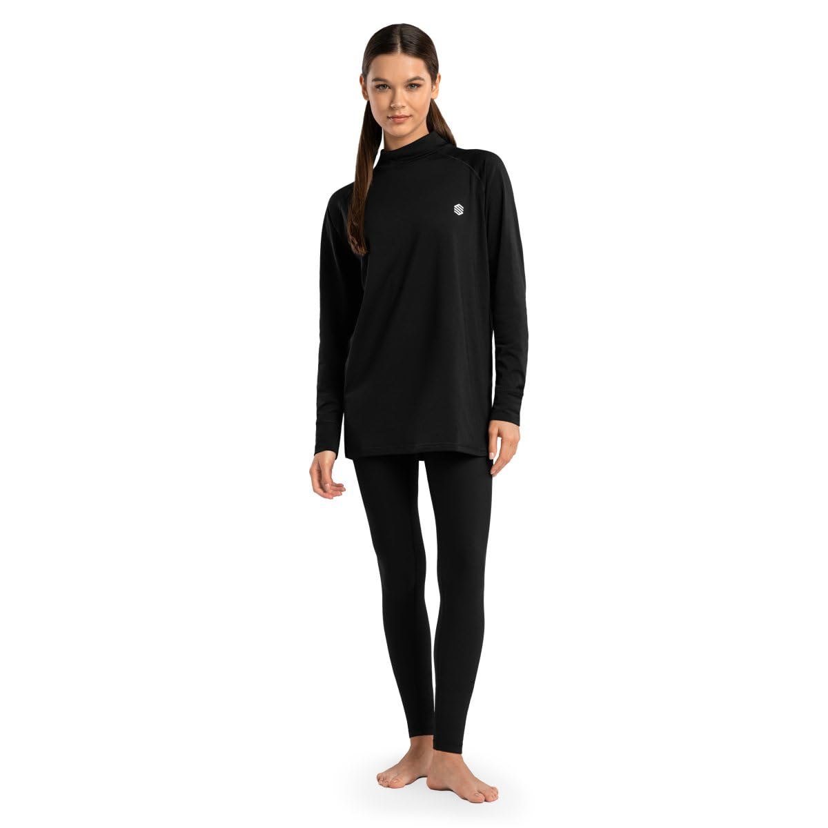 SIROKO Camiseta Interior Térmica esquí y Nieve Mujer Control Térmico