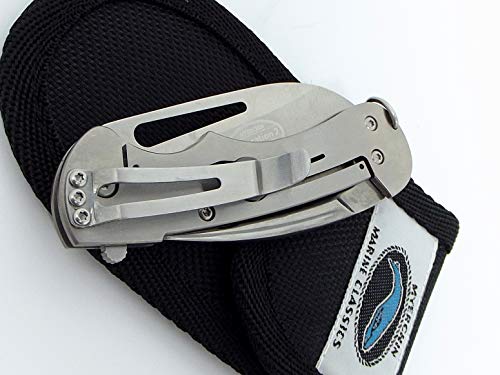 Myerchin Offshore Crew Knife - Partially Serrated Blade TF377P