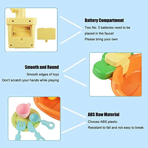 Image of Parrot Bath Shower, Bird Bath for Cage, Automatic Bird Bathtub Pet Bath Pool with Faucet, Bird Fountain Swimming Pool Toy Bath Shower Water Dispenser for Ferret, Love Bird, Goldfinch (Orange)