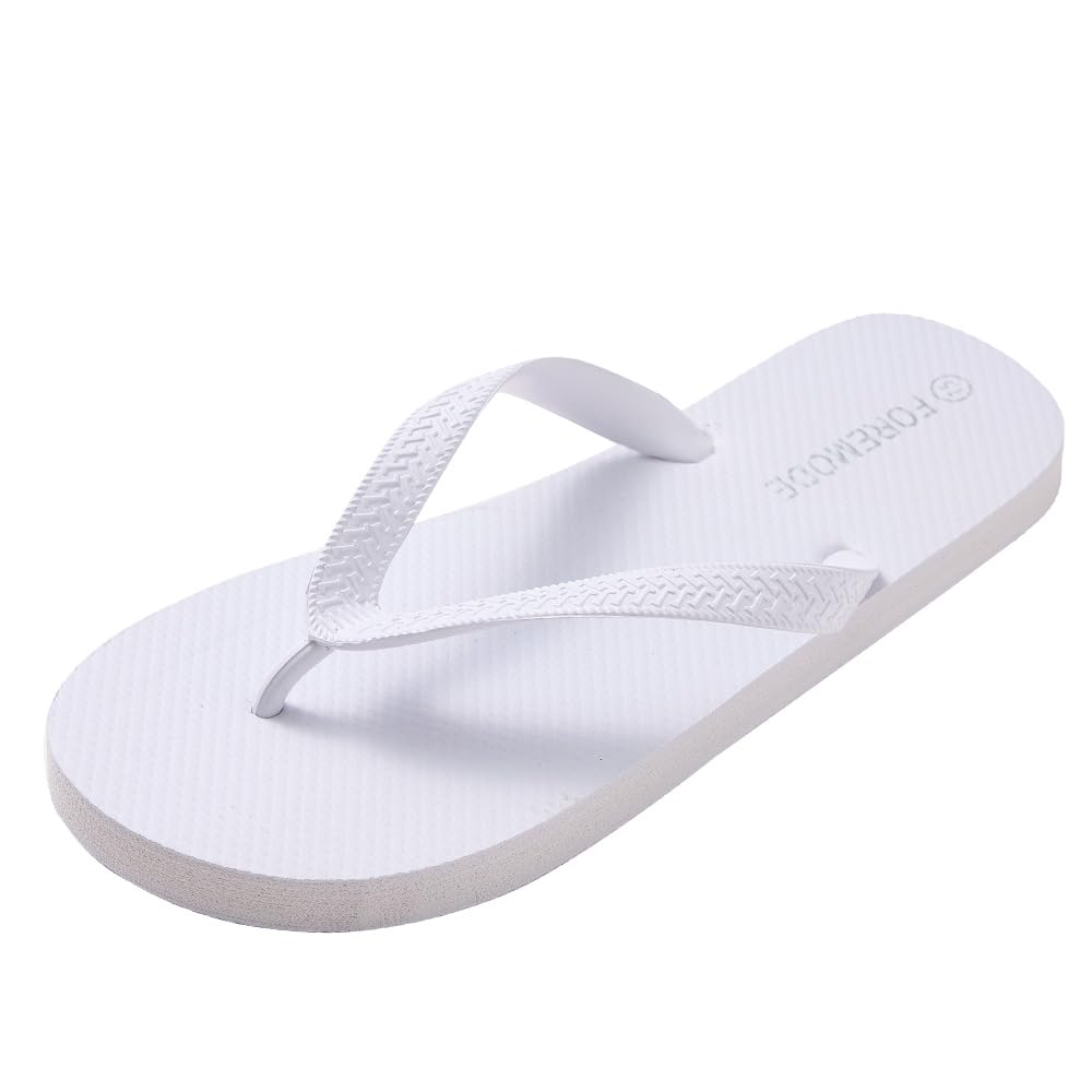 Slim Flip Flops for Women Beach Rubber Shower Shoes Basic Thong Sandals Super Lightweight for Beach, Shower, and Everyday Wear