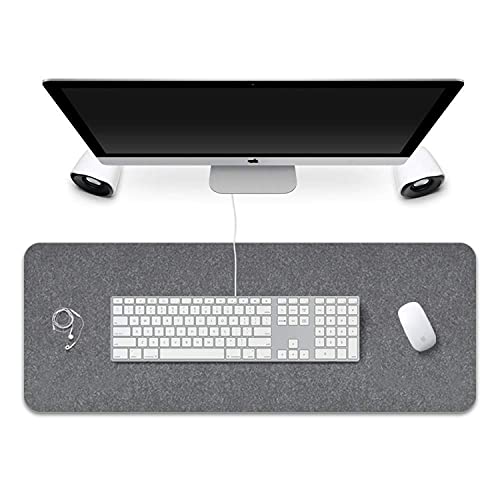 Extended Non-Slip Felt Desk Pad