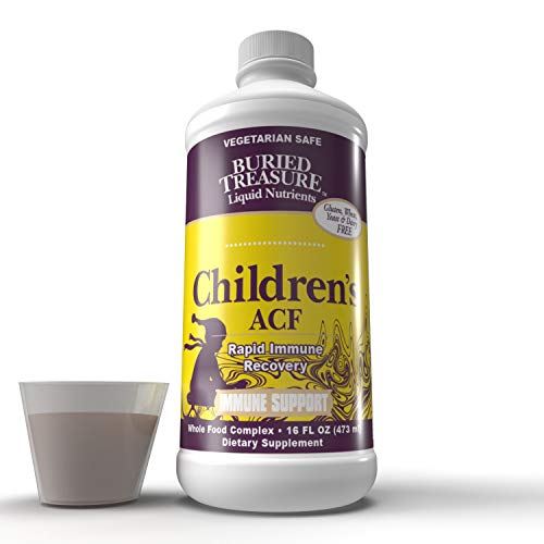 Buried Treasure Childrens ACF Rapid Immune Recovery, Immune Booster Supplement for Kids, Liquid