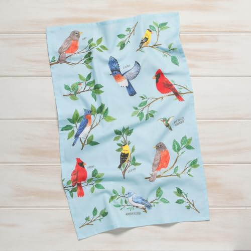 Image of Now Designs Birdsong Printed Kitchen Towel, 18x28 inches