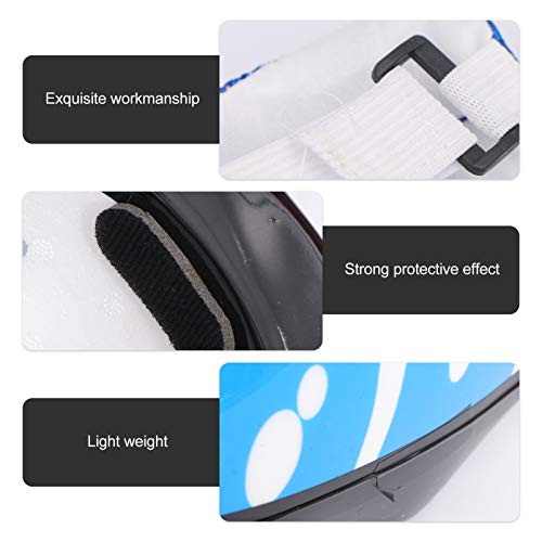 NUOBESTY Conjunto de 7 peças de capacetes de bicicleta para crianças, equipamentos esportivos, joelh