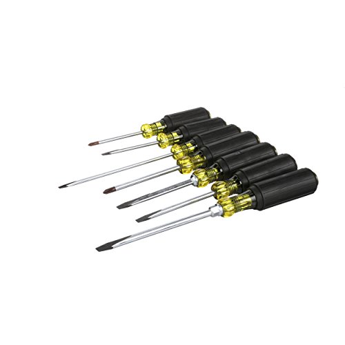 Klein Tools 85076 7 Piece Cushion-Grip Screwdriver Set