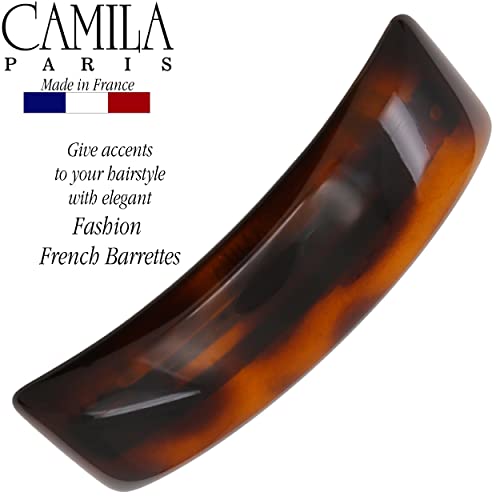 Camila Paris CP818 French Hair Barrette Clip for Girls for Thick Curly Wavy Long Hair, Strong Hold Grip Hair Clips for Women, Automatic, No Slip Durable Styling Girls Hair Accessories, Made in France - Thumbnail 4