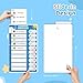 Upgraded Slider Morning/Bedtime Routine Chart for Kids Toddlers - Magnetic Kids Chore Chart for 2 Kids, Dry Erase Chore Chart for Kids, Visual Schedule for Kids with Autism