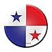 Panama Novelty Metal Circular Sign C-385