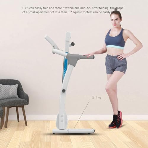 Image of Treadmill Folding Electric Motorised Walking Running Exercise Fitness Machine Automatic Adjustable Incline Anti Shock Hand Grip Pulse Sensor