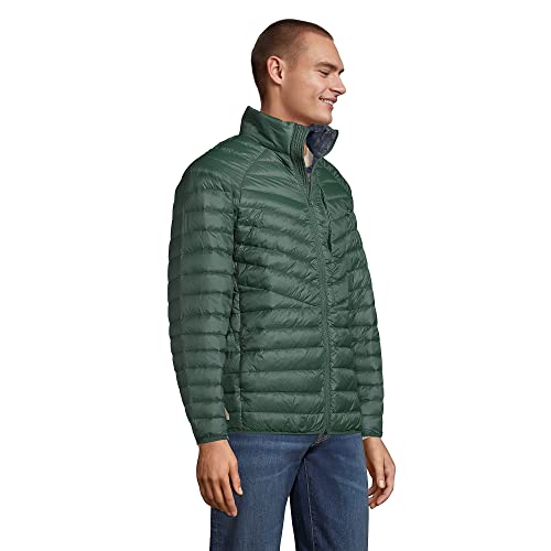 Lands' End Mens UL Packable Down Jacket Deep Woodland Green Regular Small3