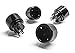 4er Set: Brennenstuhl Reiseadapter EU to US/Schuko Reisestecker mit Schutzklasse Idealer Stecker für Reisen in die USA Kanada Brasilien Thailand Philippinen Mexico Südamerika Kuba etc.