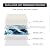 HOMETITUTE 10PCS 12x12 Inch Blue Mosaic Look Peel and Stick Floor Tiles Removable Self Adhesive Vinyl Flooring Stickers for Bathroom Balcony Kitchen Laundry Decor