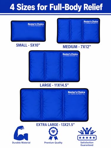 Image of heating bag, hot water bags for pain relief, heating bag electric, Heating Pad-Heat Pouch Hot Water Bottle Bag, Electric Hot Water Bag,Heating Pad For Pain Relief (11 X 14.5 Inch (Pack of 2))