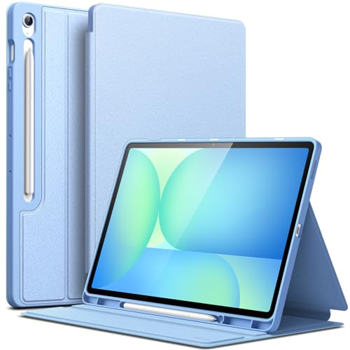 Image of JETech Cover Case for Samsung Galaxy Tab S10 FE Plus /S10 FE+ 13.1-Inch with S Pen Holder, Slim Folio Stand Protective Tablet Cover, Multi-Angle Viewing (Blue)