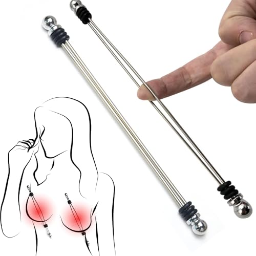 Nippelklemme für Frauen Metall Nipple Clamps Extreme Nippelklemmen für Männer Frau Einstellbare Brustwarzenklemmen Bondage Brustwarzen Intimschmuck Bdsms Spielzeug Extrem für Frauen Hart 2 Stück
