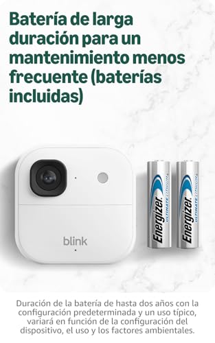 Miniatura 8 de Cámara exterior 2K+ Blink con Cámara Mini 2K+ Blink (última generación), Blanco, módulo de sincronización básico Incluido