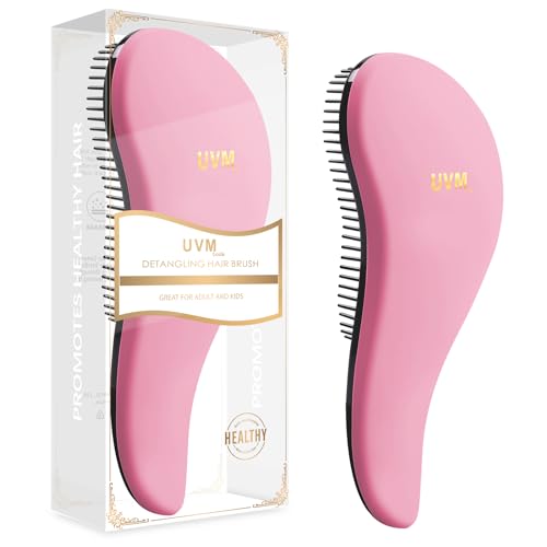 UVM Tools Detangler Hair Brush, Detangling Hairbrush for Women Girls and Kids, glide the Detangle Brush for Wet Fine, Curly