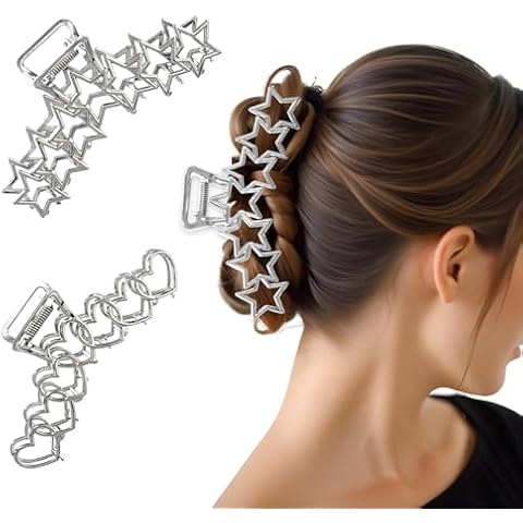 COMNICO Metal Hair Clips, 2PCS Cover