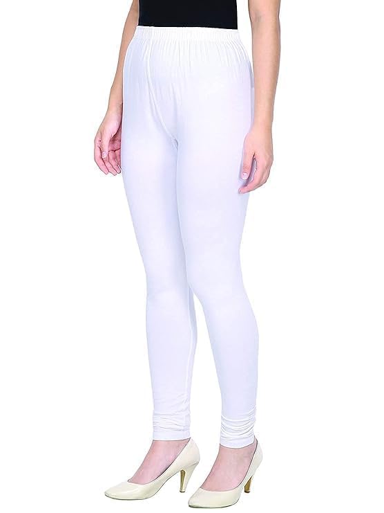 Churidaar Legging for Womans and Girls/Women's Cotton Leggings | Soft, Stretchable & Comfortable, Perfect for Casual, Gym, Yoga Finest Fabric,Standard Size-image-7
