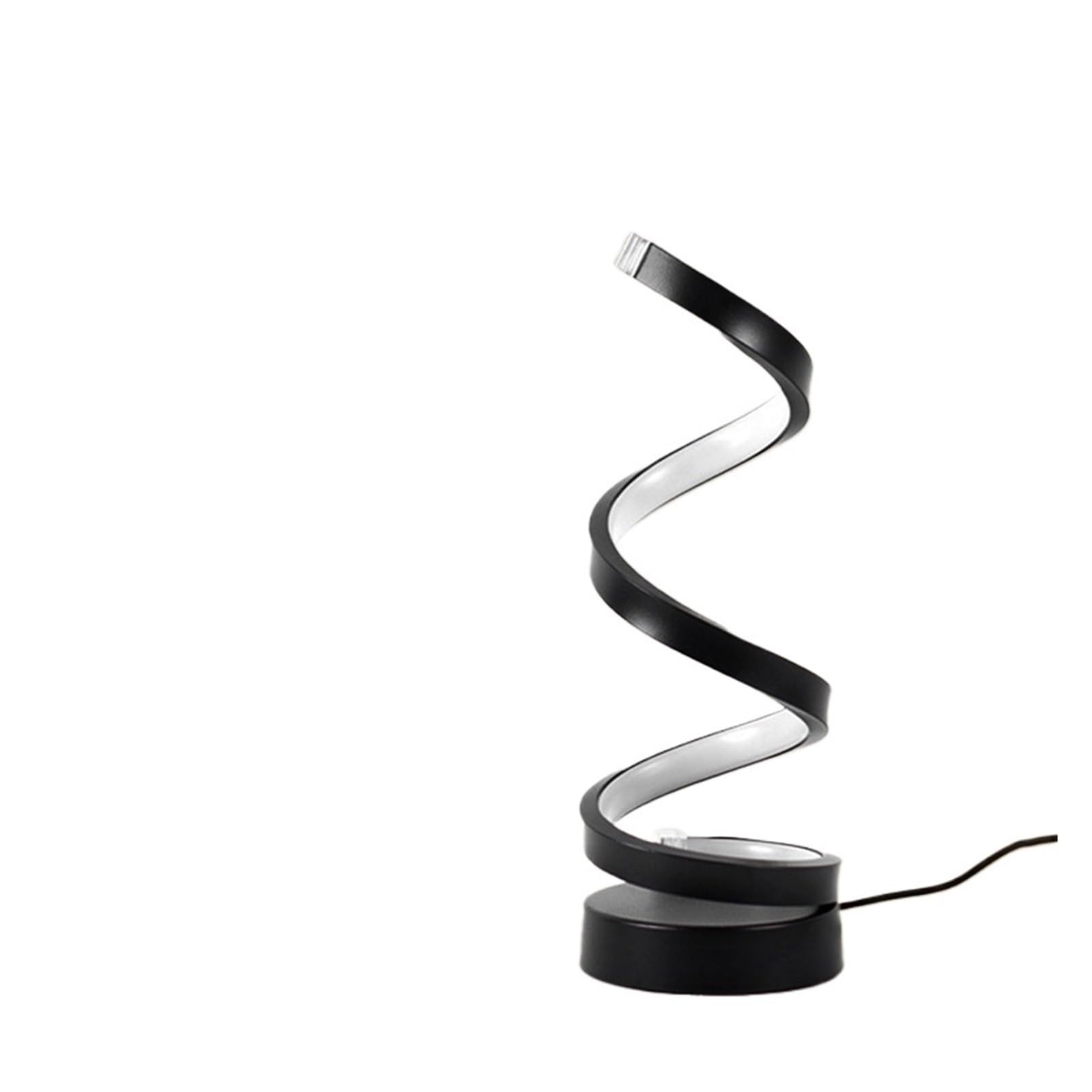 CKAFZMYJQBT LED Night Light Spiral Table Lamp Modern Bedside Lamps Dimmable Night Lamp Office Living Room Bedroom Decoration Night Lights