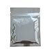 100x Premium Double-Sided Foil Mylar Flat Ziplock Bag 7.5x10cm (3x4") (Silver)