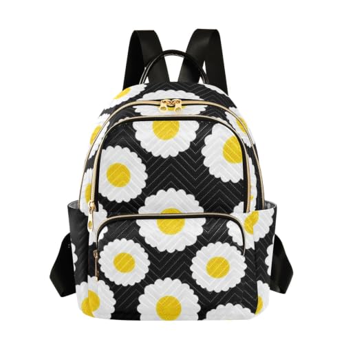 Sac à dos fleurs marguerites blanches Wudan pour vos sorties sport