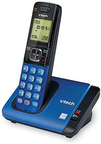 VTech CS6719-15 DECT 6.0 Cordless Phone with Caller ID/Call Waiting, 1 Cordless Handset, Blue (Renewed)