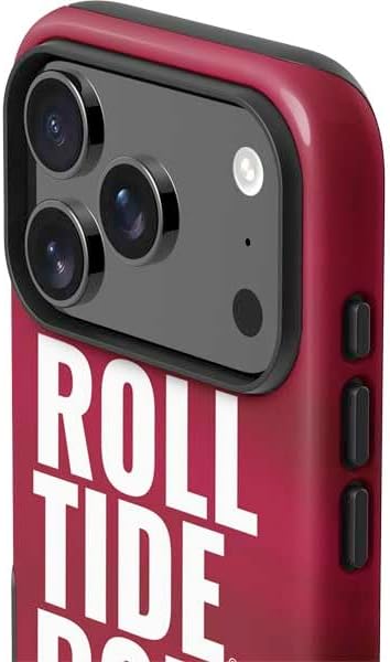 Skinit Impact Phone Case Compatible with iPhone 17 Pro Max - Officially Licensed University of Alabama Roll Tide Roll Design
