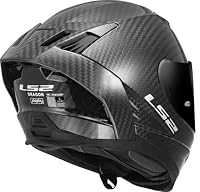 LS2, Integraler Motorradhelm DRAGON Matt Carbon, L – Ansicht 4
