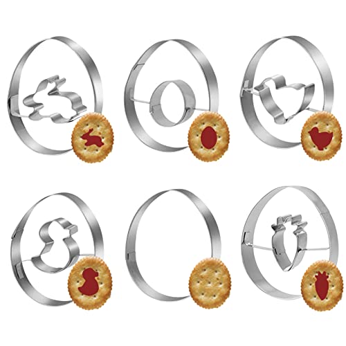 Pasqua Formine Biscotti, 6 Pezzi Stampo per