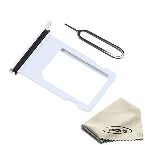 Ewparts Part for iPhone 8 Sim Card Tray (Silver)