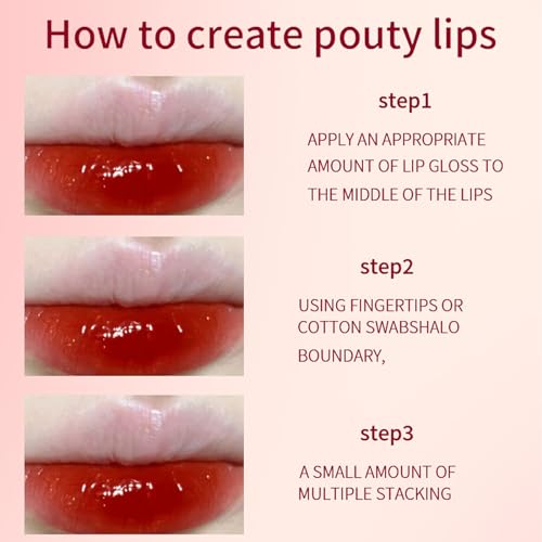 Mrettick 6PCS 3D Voluming Gloss | 3D Plump Oil Lip Gloss | High-Shine Finish, Mild And Non-Irritating, Non-Sticky, Moisturizing Finish - Image 7