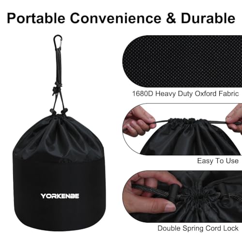 Bolsa Organizadora para Cocina de Camping Yorkenbe, Alta Capacidad, Resistente al Agua, con Cordón Ajustable miniatura 4