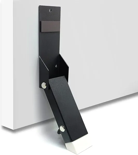Door Stoppers for Bottom of Door, No Drilling Door Stopper, Door Holder to Keep Door Open, Under Door Noise Stopper, Drop Stops and Easy Install (Self-Adhesive Traceless Mounted)