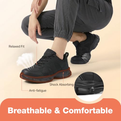 Image of Steel Toe Shoes for Men & Women Work Shoes Women Safety Toe Sneakers Unisex