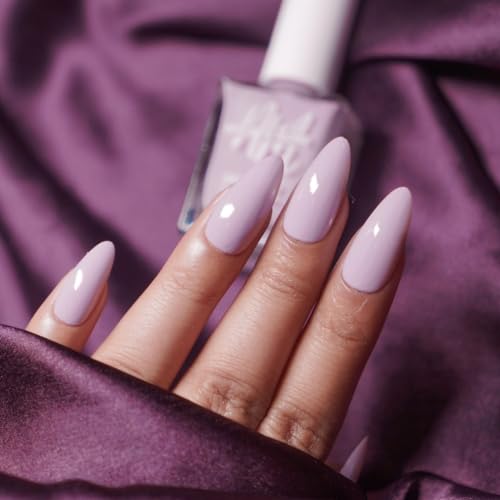 Image of Nails & More Thistle Purple Nail Polish, Argan Oil-Infused Gel Shine, Soft Lavender Nails, Pastel Polish | 10ml