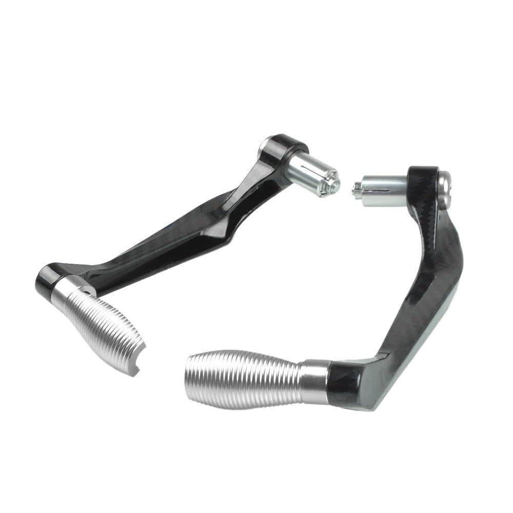 Lpuytrb Silver Brake Guard Lever 1 Pair Of Carbon Fiber Motorcycle Brake Clutch Levers Handlebar Protect Guard Aluminum For Gsx-S1000 Gsx S1000 2014-2019