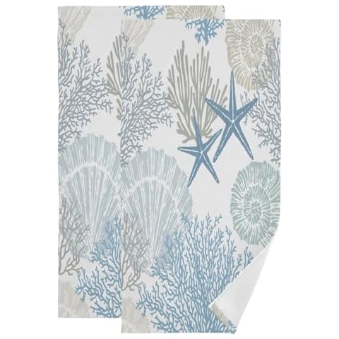 YOCIBIUT Nautical Hand Towels Set Cover