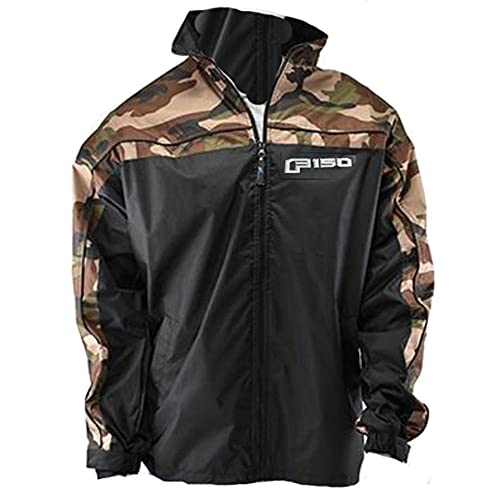 David Carey Originals Officially Licensed Ford F-150 Windbreaker for Men (Camo)