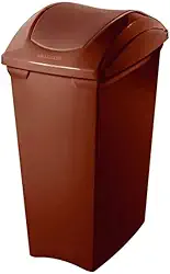 Sanremo - Lixeira Plástica Seletiva Basculante de 40 Litros, Linha Casablanca