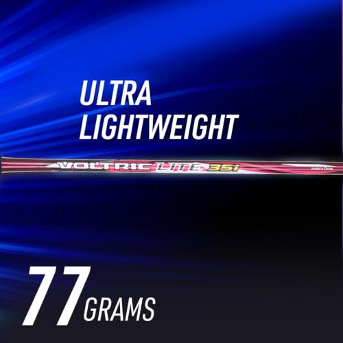 Image of Yonex Graphite Strung Badminton Racquet Voltric Lite 35i (G4, 77 Grams, 30 lbs Tension, Wine Red)