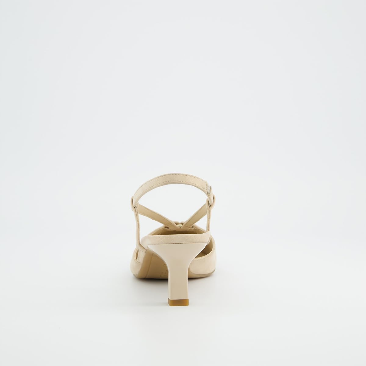 Paul Green Damen - Peeptoes & Slingpumps 6177-019 in beige Rauleder