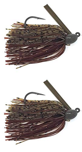 Reaction Tackle Swim Jigs 1/2 oz Green Pumpkin/Brown