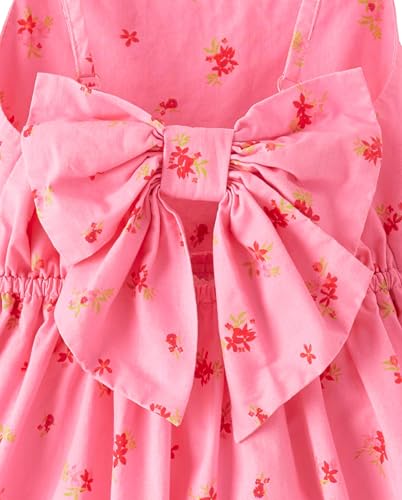 The Children's Place,Girls,Casual Sleeveless Tiered Dresses,Bright Pink,Large3