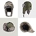 CHOK.LIDS Waterproof Winter Trappers Unisex Premium Strength Ushanka Ear Flap Chin Strap Cold Weather Outdoor (Army Green)