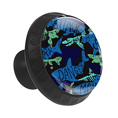 Bouton de tiroir requin monstre 35 mm pour meuble de salle de jeux - 3